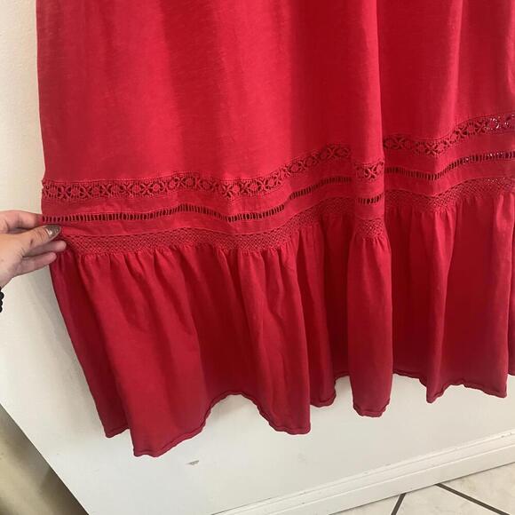 ANTHROPOLOGIE Saturday Sunday watermelon maxi dress sz S - Picture 4 of 7